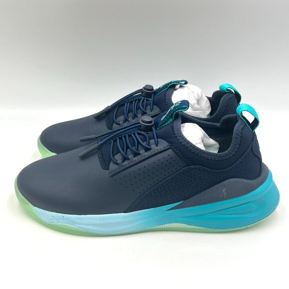 Clove Womens Size 7.5 CL007 Navy Blue Aqua Comfort Work Sneakers Shoes - Picture 5 of 11